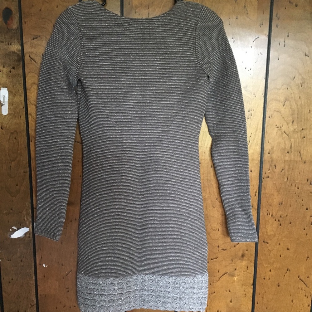 Victoria’s Secret- made by Moda Gray  Silver Dress